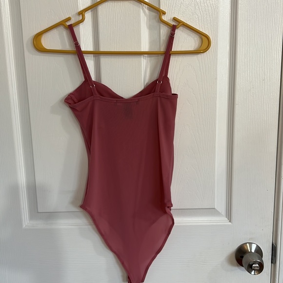 Mesh Pink Bodysuit - Picture 2 of 4